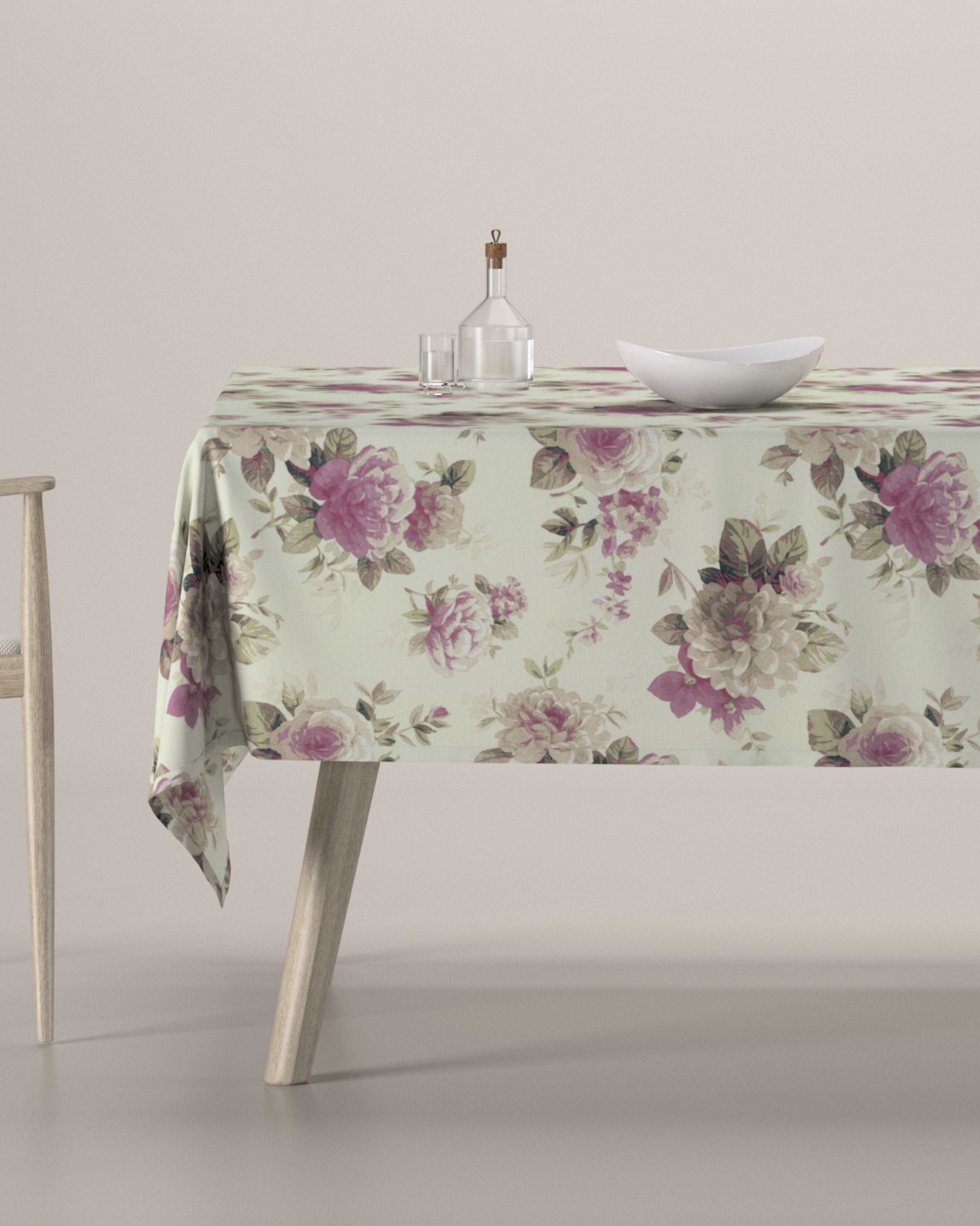 Rectangular tablecloth colour multicolour fabric patterned