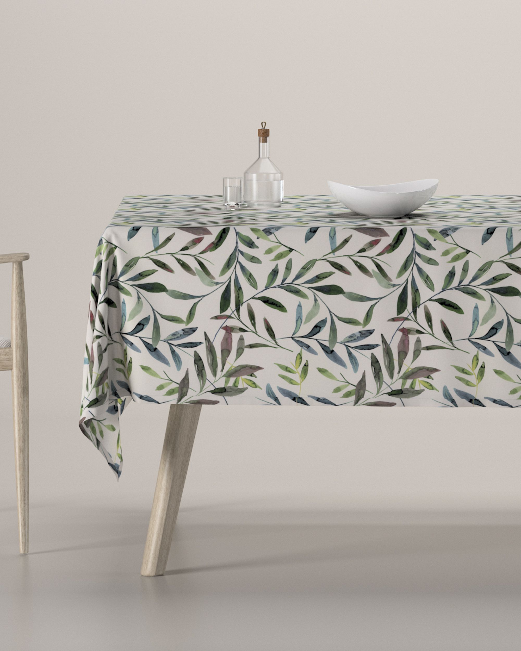 Rectangular tablecloth colour multicolour fabric patterned