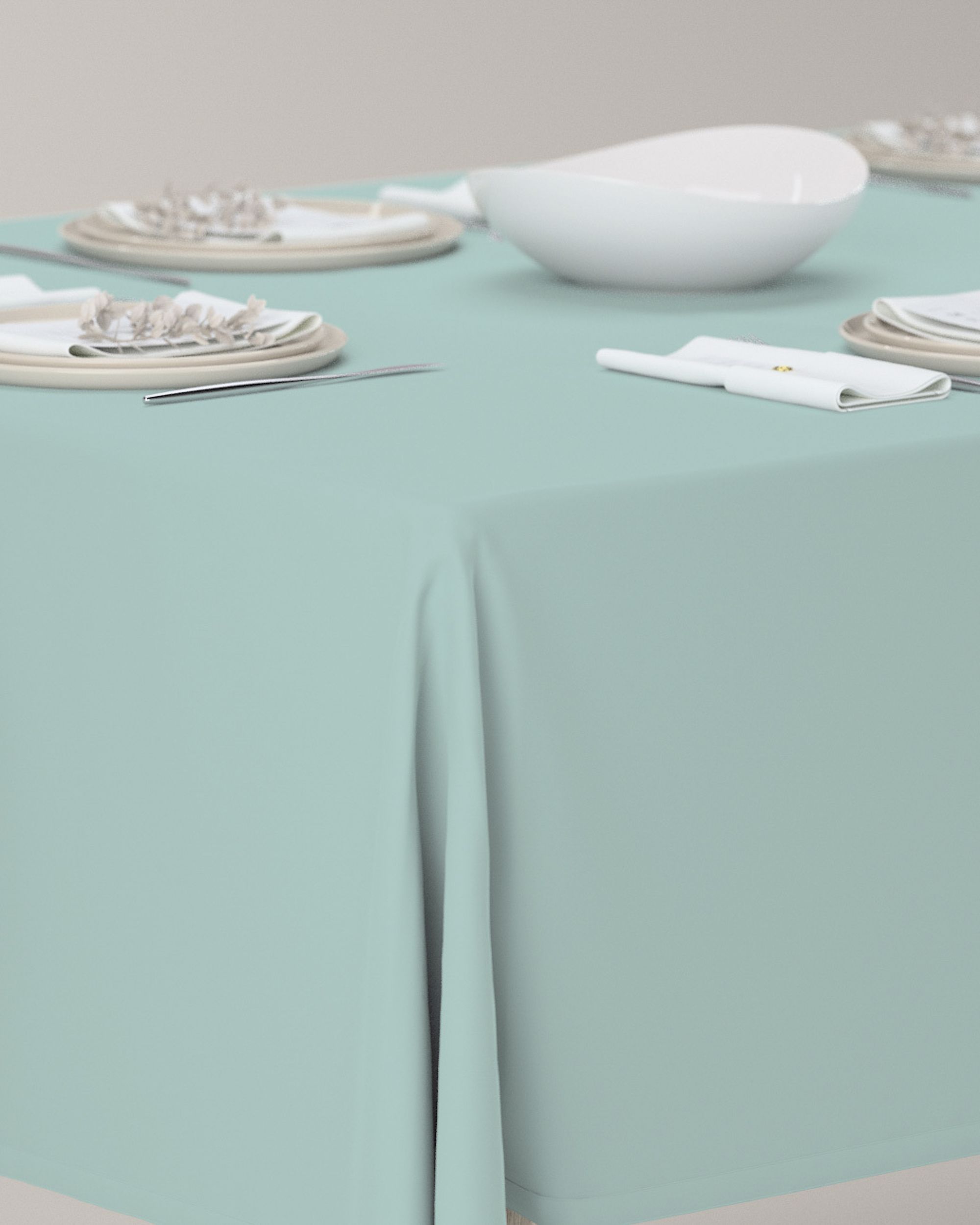Rectangular tablecloth colour blue (hover)
