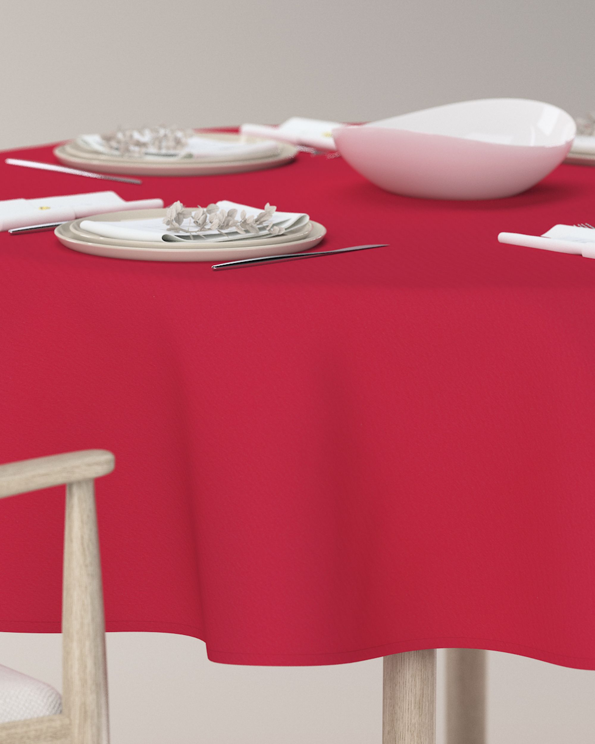 Round tablecloth colour black (hover)