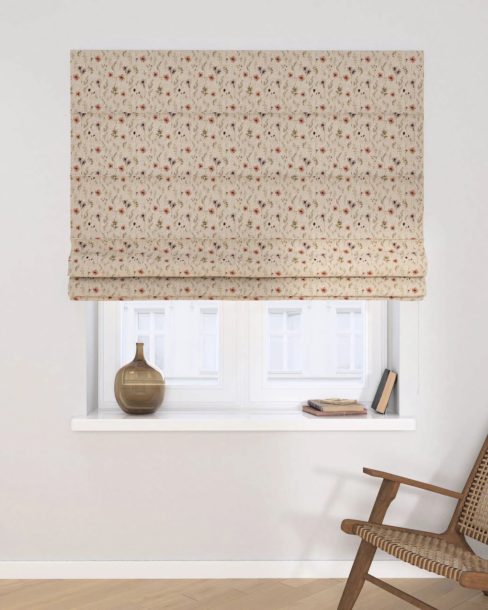Capri Roman blind colour multicolour fabric structured, patterned (hover)