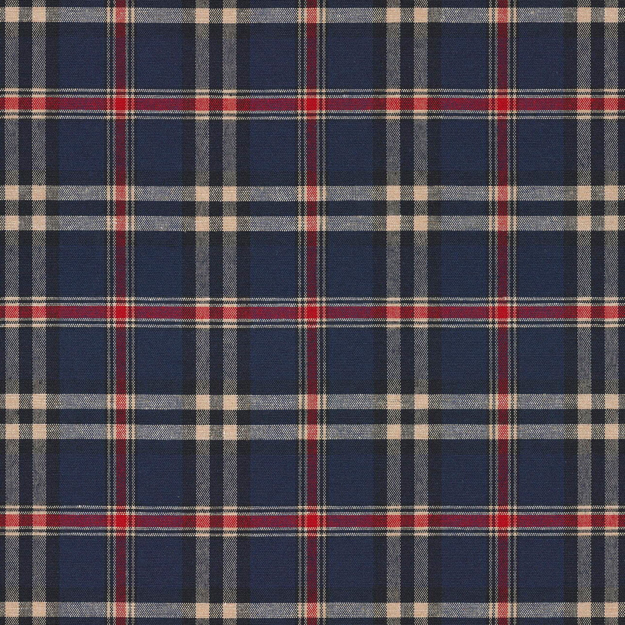 Quadro 142-68 navy and red check
