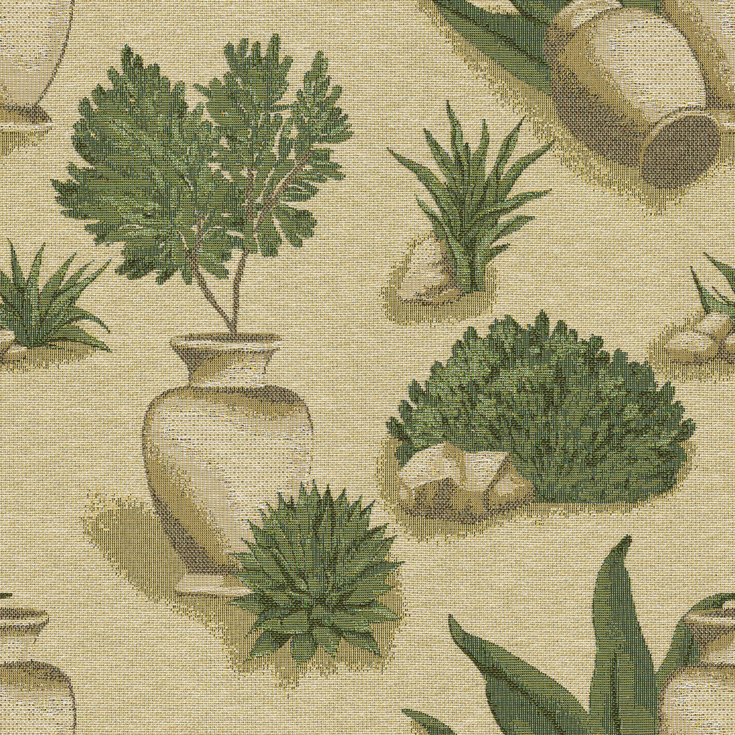 Intenso Premium 145-09 beige-green plant motif
